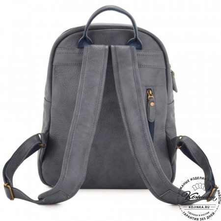 Кожаный рюкзак "Рамона" (джинс)
