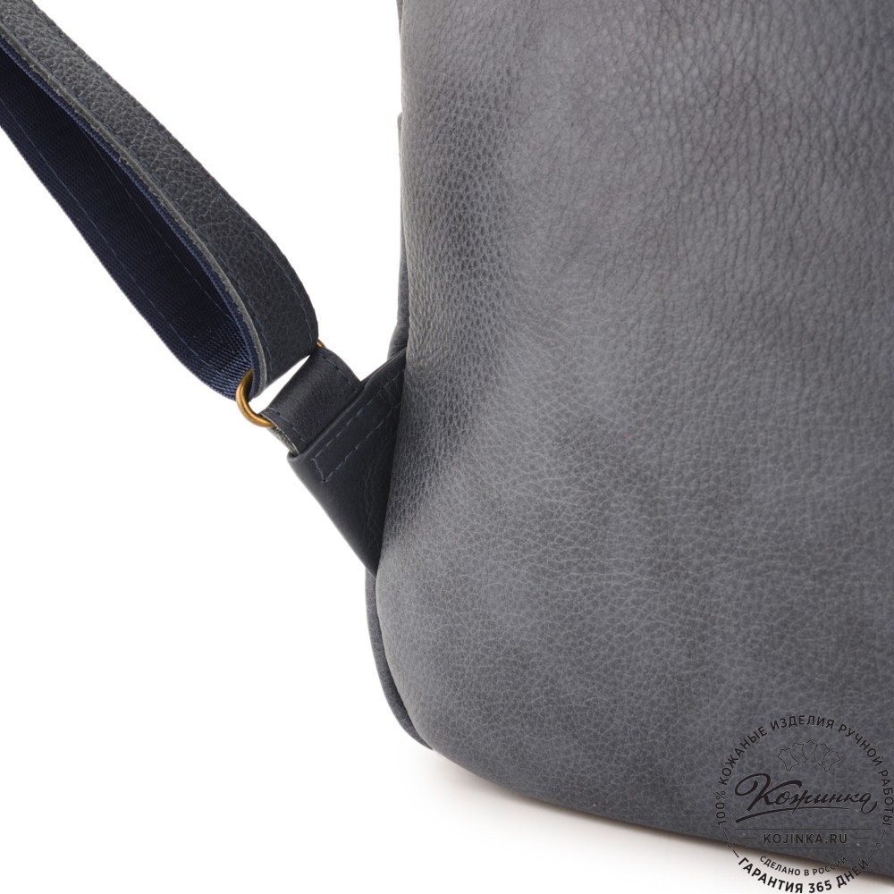 Кожаный рюкзак "Рамона" (джинс)