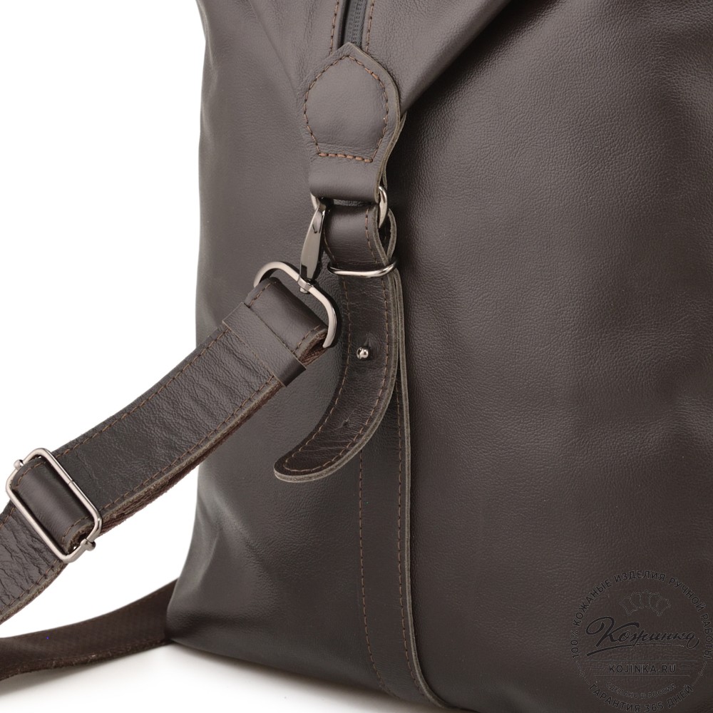 ККожаная дорожно-спортивная сумка "Англия БИГ" (коричневый)