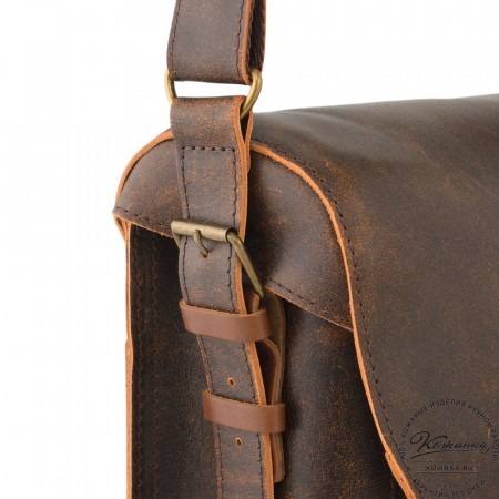 Кожаная сумка "Форман" (коричневый эксклюзив)