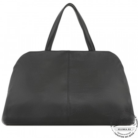 Женская кожаная сумка "Испания" (черная)