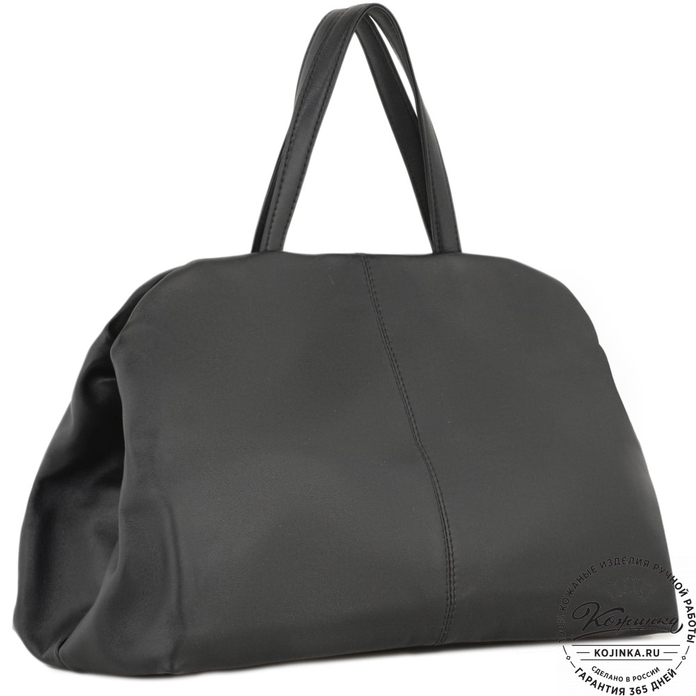 Женская кожаная сумка "Испания" (черная)