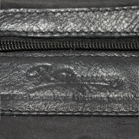 Женская кожаная сумка "Испания" (черная)