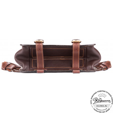 Кожаный рюкзак "Когорта" (коричневый)