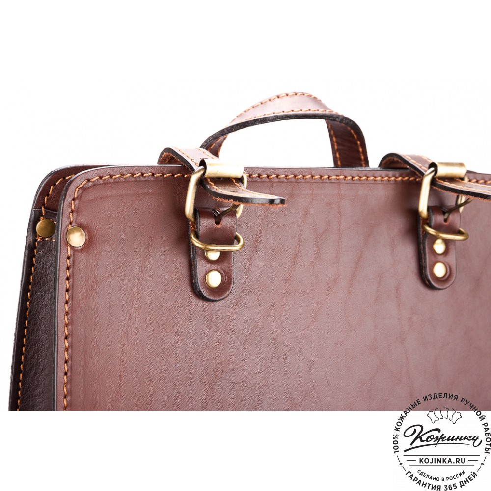 Кожаный рюкзак "Когорта" (коричневый)