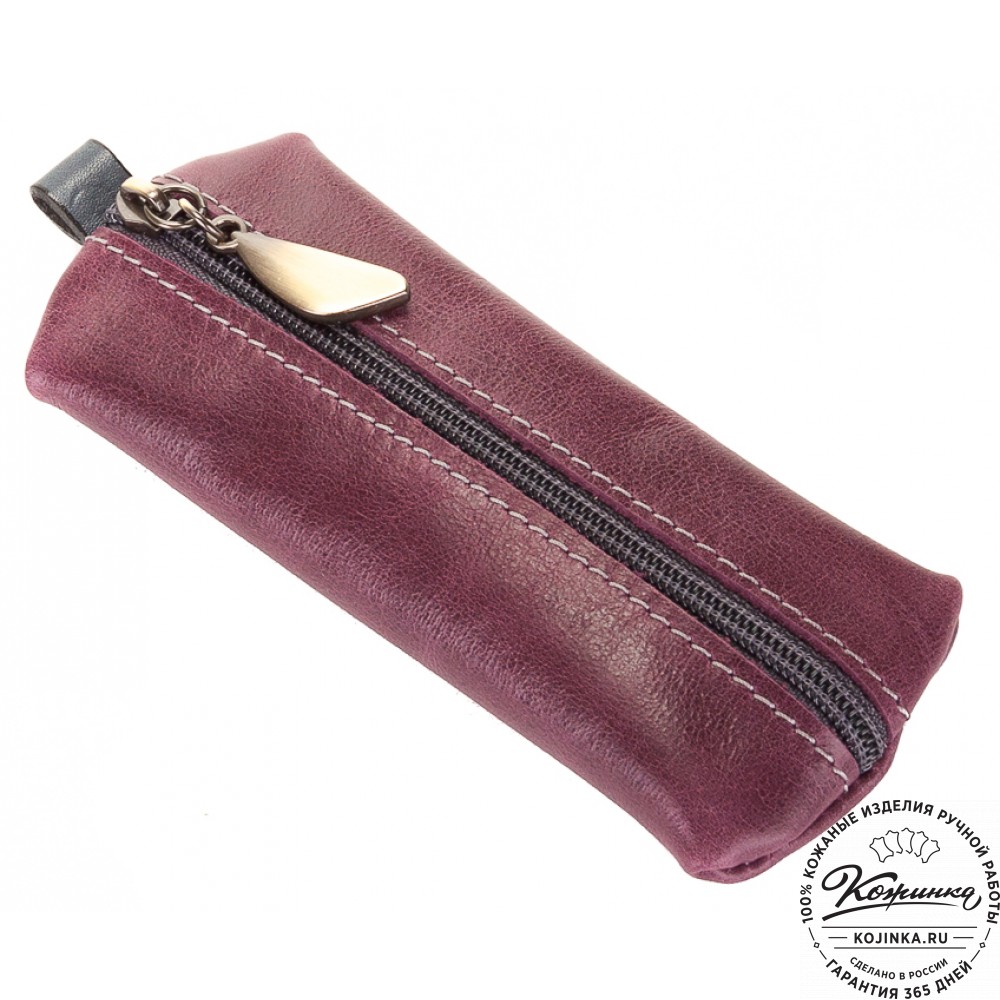 Кожаная сумка "Хлоя" (сирень)