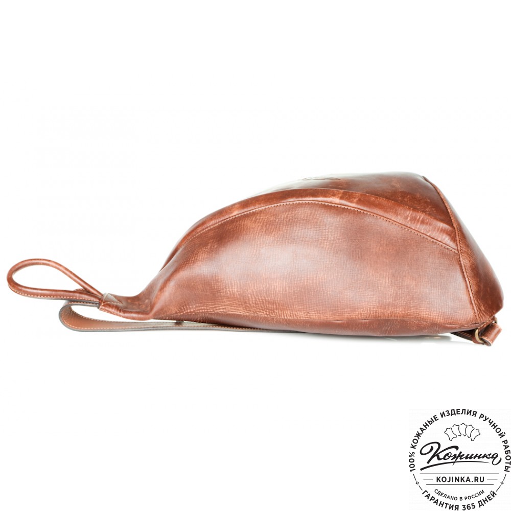 Кожаный рюкзак "Эль-Пасо" (светло-коричневый)