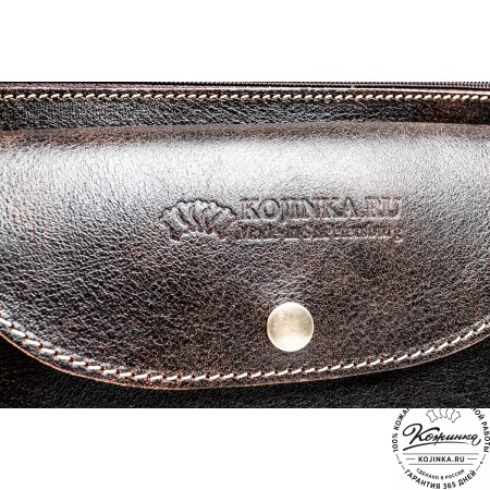 Кожаная  сумка "Виктория" (коричневый эксклюзив)