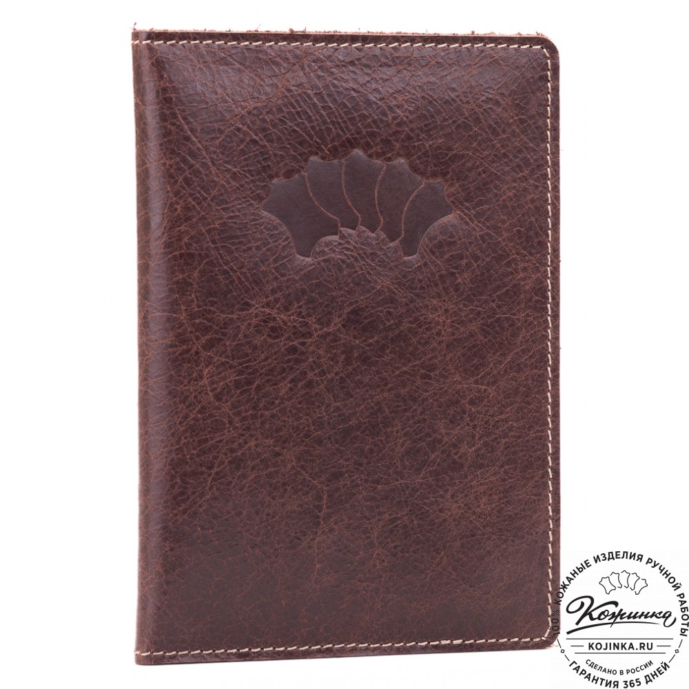 Кожаный бумажник водителя Турин (коричневый)